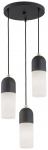 Valgusti rippuv Argon Burgos 1467, E27, 3 x 15 W, must v.