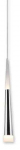 Valgusti rippuv AZzardo Brina 1, LED, 3000 &deg;K, 1 x 7 W, valge v./kroom v.