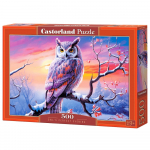 Pusle Castorland 500 el. Owl's Perfect Evening B-54022, 68 cm x 47 cm, 500 tk