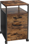 Sahtliplokk Vasagle, pruun v./must v., 66 cm x 41 cm x 45 cm