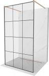 Du&scaron;isein Mexen Kioto Walk-in, 100 cm x 200 cm, brushed copper