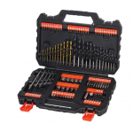 Kruvide ja puuride komplekt Black & Decker A7200-XJ, puit/metall/betoon, keermega, silindriline, 1.5 mm