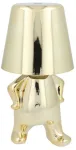 Laualambid OEM Gold Man Art Deco, LED, kuldne v./kuldne v.