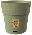 Lillepott Stefanplast Etnica, plastik, roheline v.