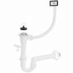 Sifoon vannitoavalamu jaoks Kuchinox, valge v.