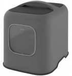 Suletud kassitualett Gimborn Smart Olimpia, grafiit, suletud, 51 cm x 29.5 cm x 44 cm