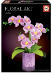 Paberkujukeste valmistamise komplekt Educa Floral Art Orchid, violetne v.