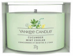 K&uuml;&uuml;nal, l&otilde;hna Yankee Candle Mini Cucumber Mint Cooler, 7 - 10 h, 37 g, Roheline