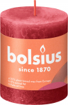 K&uuml;&uuml;nal, silindri Bolsius Rustic, 35 h, Punane v.