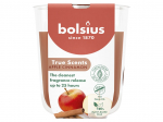 K&uuml;&uuml;nal, l&otilde;hna Bolsius True Scents Apple and Cinnamon, 25 h, Punane