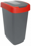 Pr&uuml;gikast Jotta Domino, punane/hall, 25 l, 46.5 cm x 25.6 cm