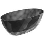 Vann, teisaldatav Mexen Orax, 170 cm x 80 cm x 58 cm, ovaalne, black transparent v.