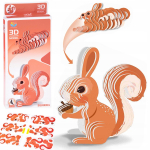 3D-pusle Squirrel ZA5720, 7.5 cm x 4 cm, 35 tk, pruun v.