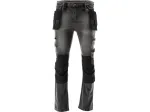T&ouml;&ouml;p&uuml;ksid meeste Yato Stretch YT-79063, must v./hall v., L/XL suurus