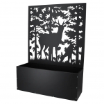 Lillepott 4IQ Moose, raud, 100.4 cm x 38.6 cm, must v.