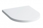 WC-poti prill-laud kaanega Laufen Fiora, valge v., 44 cm x 35.5 cm (kahjustatud pakend)
