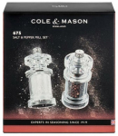 Soola- ja pipraveski Cole and Mason 675, l&auml;bipaistev v., 2 tk