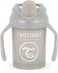 Laste pudel Twistshake Mini 78272, 230 ml, 4 kuud, 8 cm, pol&uuml;prop&uuml;leen (pp)/termoplastkumm (tpe), hall v.