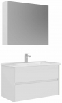 Vannitoa m&ouml;&ouml;bli komplekt Kalune Design Arno, valge v., 45 cm x 85 cm x 52 cm