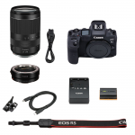 Peeglita kaamera Canon EOS R5 + RF 24-240mm f/4-6.3 IS USM + Mount Adapter EF-EOS R, must v.