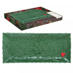 Taldrik serveerimine Easy Life Holly & Berries, 37 cm x 16.5 cm, roheline v.