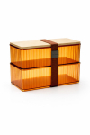 Toiduainekarbi komplekt Hermia BU0124, 21 cm x 11 cm, oranž v., 3 tk