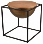 Kohvilaud Celina, pruun v./must v., 53 cm x 53 cm x 55 cm