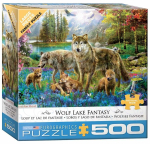 Pusle Eurographics Wolf Lake Fantasy, 67 cm x 49 cm, 500 tk, mitmev&auml;rviline