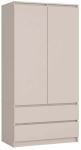 Riidekapp Akord Furniture Factory S90, ka&scaron;miir v., 51 cm x 90 cm x 180 cm