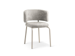 Toolide komplekt Cosmopolitan Design Dora Chenille, matt, hall v./helehall v., 57 cm x 58 cm x 75 cm, 2 tk