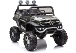 Laste elektriauto Lean Cars Unimog S, must v./roheline v.