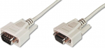 Kaabel Assmann AK-610203-100-E DSUB 9-pin, DSUB 9-pin, 10 m, hele pruun v.