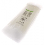 Kinnitusrihm Haupa, plastmass, valge, 250 mm x 4.8 mm