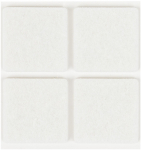 M&ouml;&ouml;blivilt Haushalt, valge, 3.5 cm x 3.5 cm, 4 tk