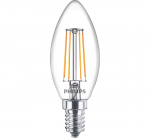 Lambipirn Philips LED, B35, 2700 &deg;K, E14, 4.3 W, 470 lm