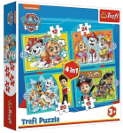 Pusle 4in1 Trefl Paw Patrol, 71 tk