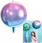 Fooliumist &otilde;hupall erikujuga Party&Deco, sinine/violetne