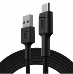 Juhe Green Cell KABGC19, USB/USB-C, 200 cm, must v.