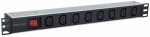 Pikendusjuhe Intellinet 163620 1U Rack PDU with a switch, 48.5 cm, must v.