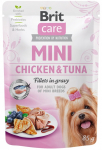 M&auml;rg koeratoit Brit Care Mini Chicken & Tuna, kanaliha/tuunikala, 0.085 kg