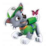 Dekoratiivne kleebis Nickelodeon Paw Patrol Rocky, 19 cm x 21.8 cm
