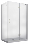 Du&scaron;ikabiin Besco Viva VPP-129-195C, ristk&uuml;lik, aluseta, 120 cm x 90 cm x 195 cm
