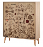 Kapp Kalune Design Multilux 731, pruun, 95 cm x 36 cm x 111 cm