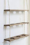 Lillepostament Kalune Design Wall Shelf GAR006, 60 cm x 13 cm, 1.3 cm, puit, p&auml;hklipuu