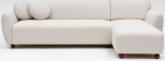 Nurgadiivan Hanah Home Eddy 560ARE1197, valge v., parem, 273 x 93 cm x 86 cm