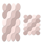 Vannitoamattide komplekt Foutastic 21011715PU, heleroosa v., 100 cm x 60 cm