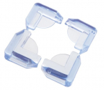 Nurgakaitse Dreambaby Corner Cushions, l&auml;bipaistev, 4 tk