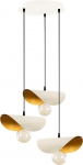 Valgusti rippuv Opviq Sivani MR - 964, E27, 3 x 40 W, valge v./must v.