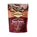Kuiv kassitoit Carnilove Duck & Turkey Large Breed, pardiliha, 0.4 kg