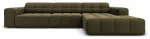 Nurgadiivan Micadoni Home Jennifer Velvet, roheline v., parem, 284 x 166 cm x 70 cm